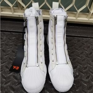 Y-3 YOHJI YAMAMOTO PRO ZIP HIGH TOP SNEAKERS